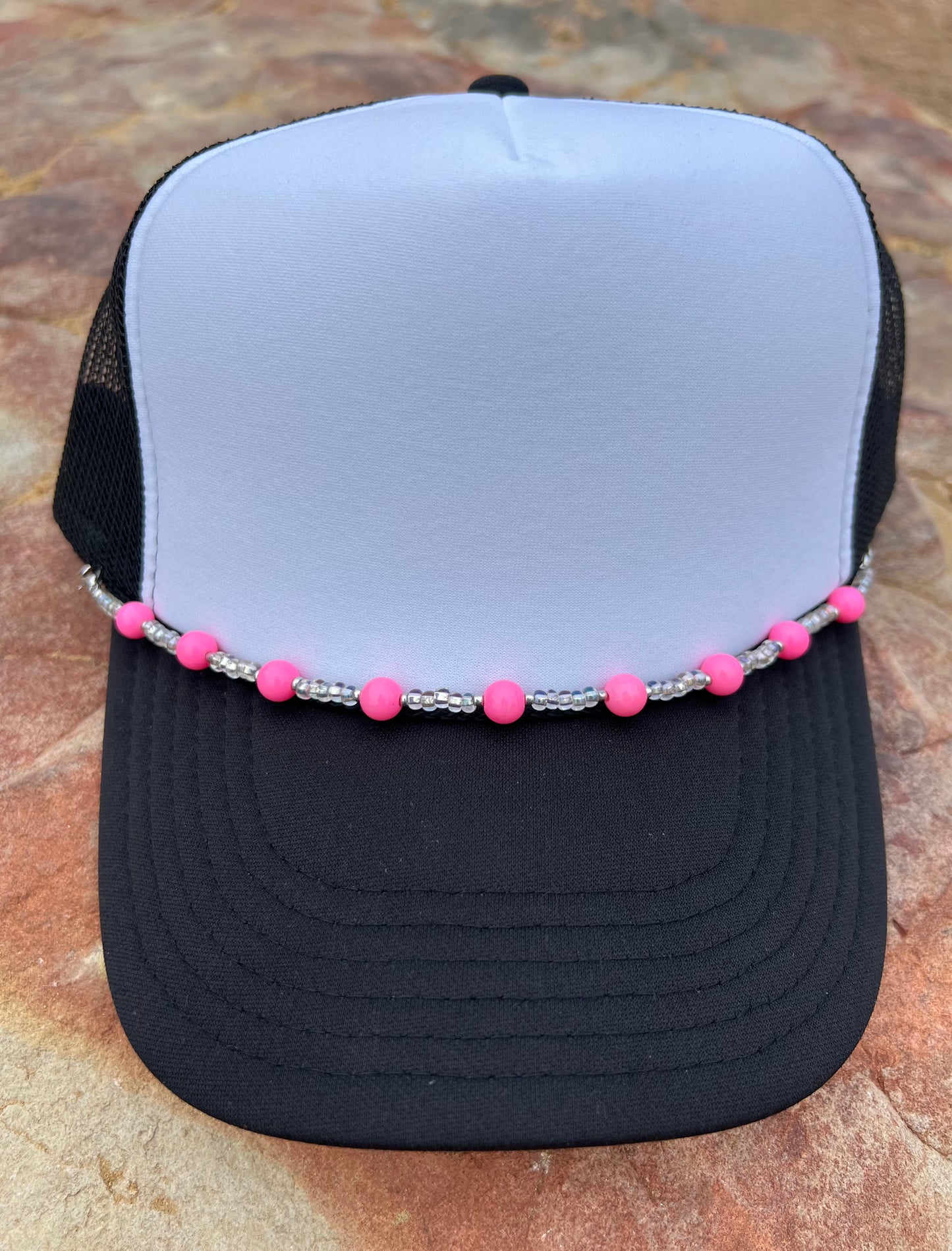 Light Pink & Clear Hat Chain