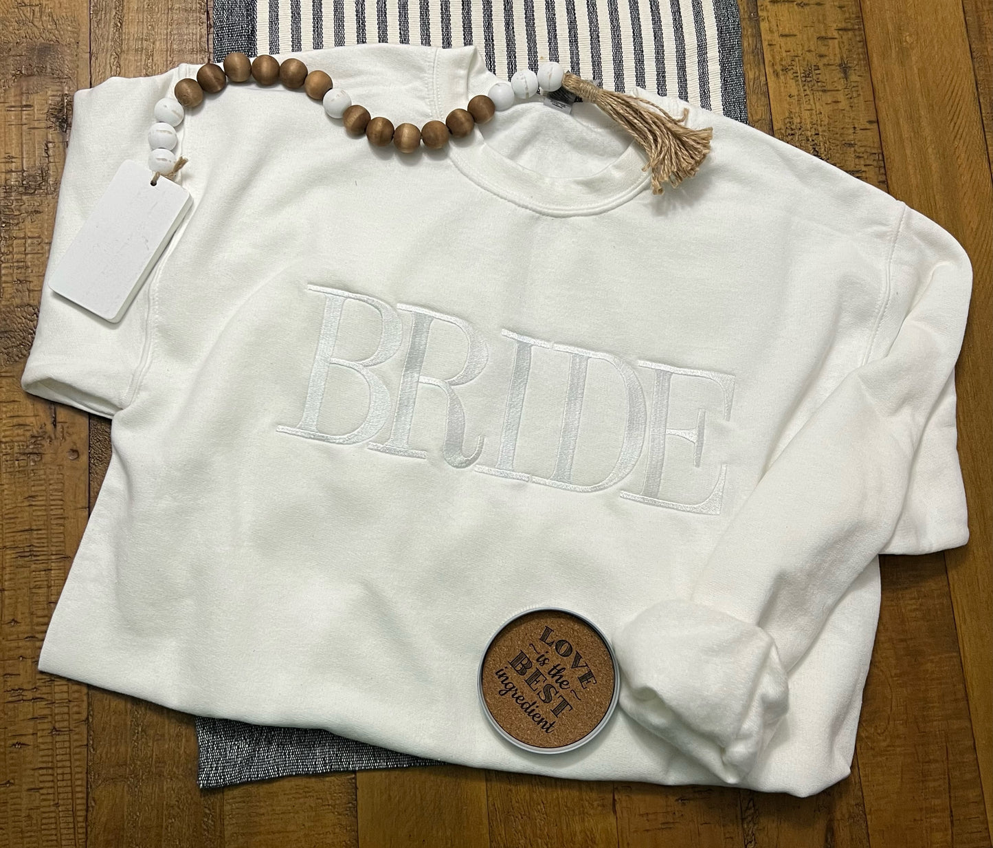 All White BRIDE Sweatshirt