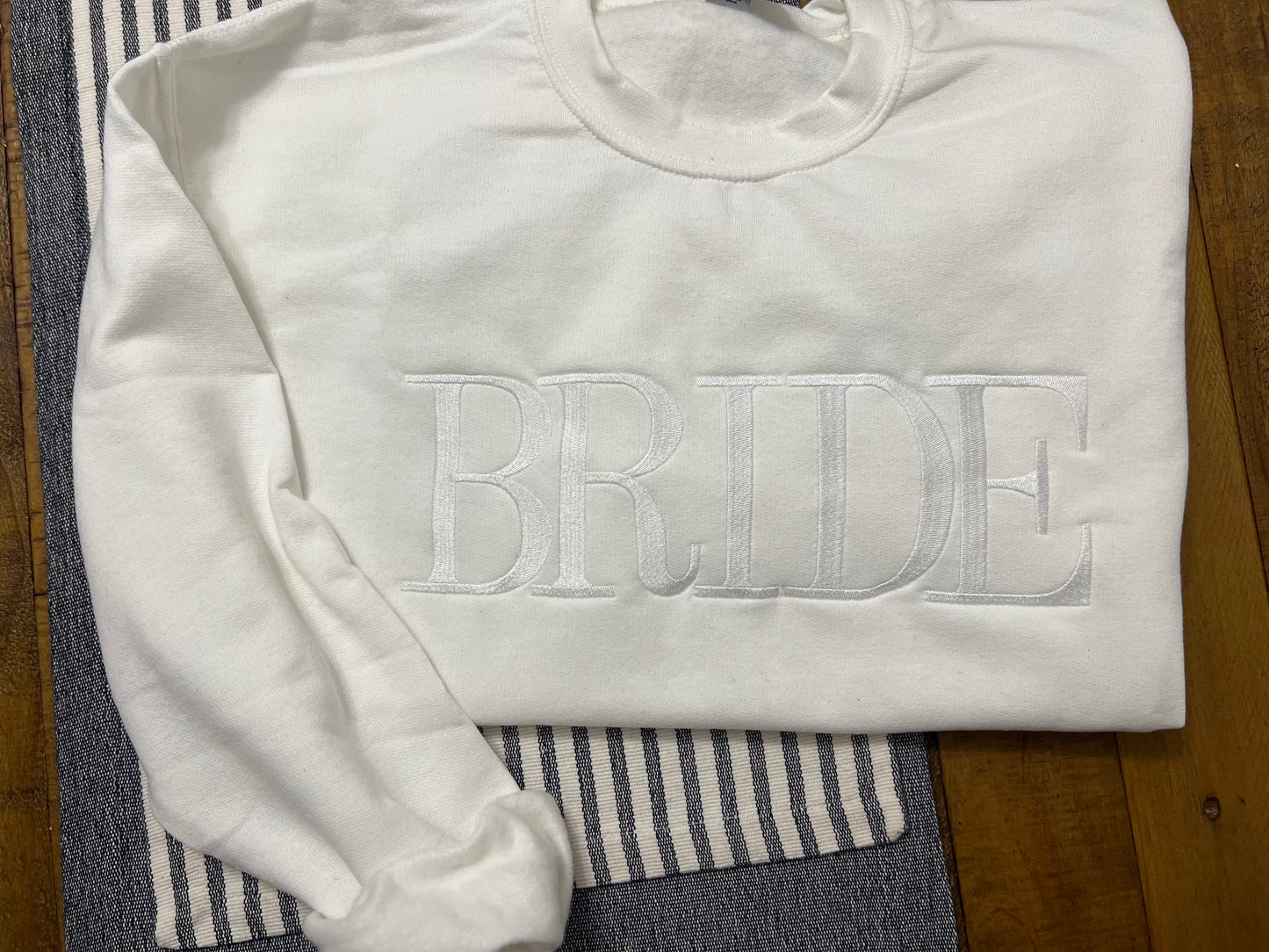 All White BRIDE Sweatshirt