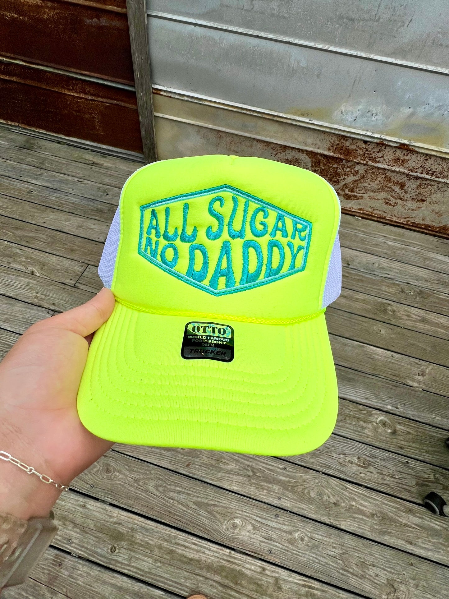 ALL SUGAR NO DADDY Foam Trucker Hat