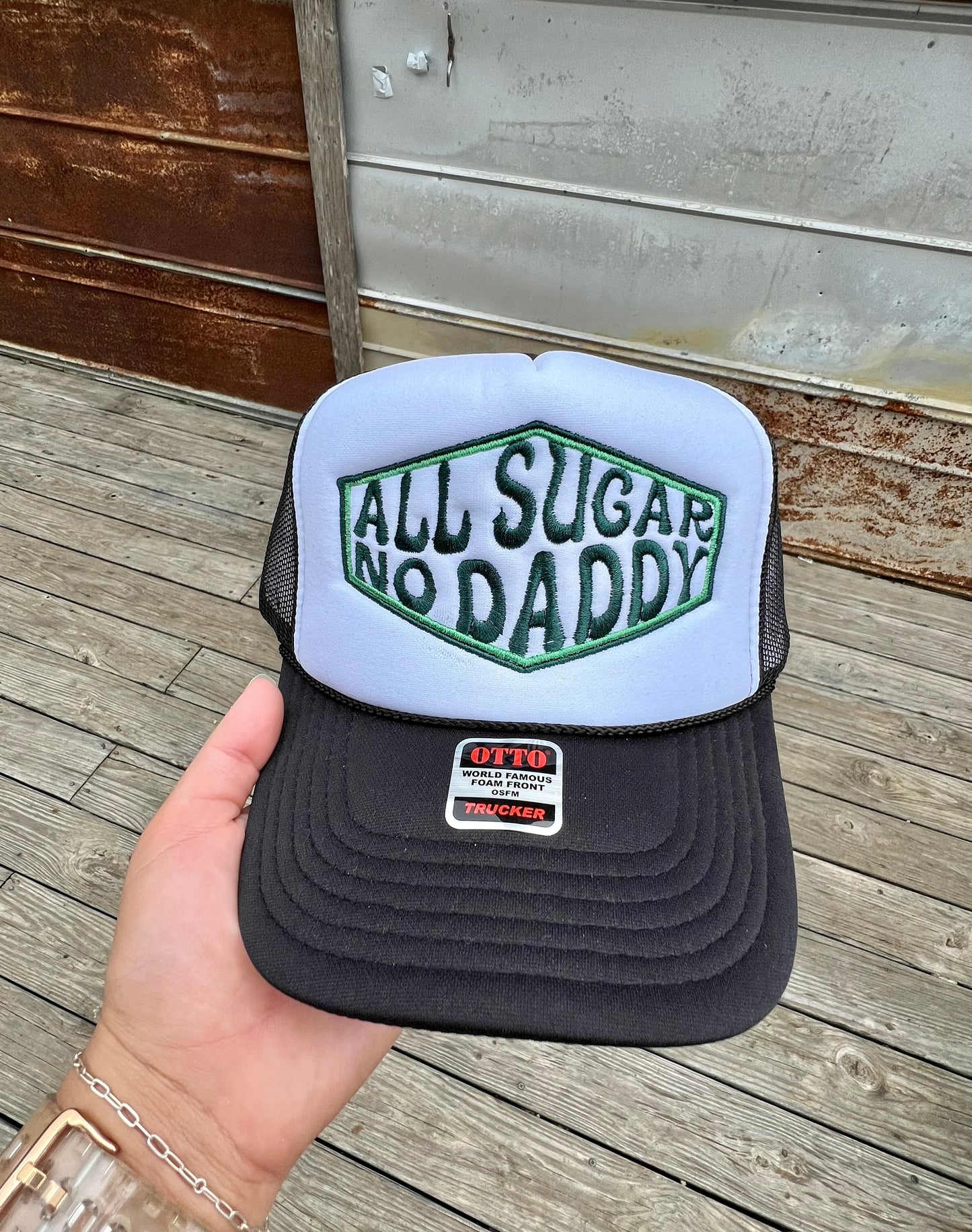 ALL SUGAR NO DADDY Foam Trucker Hat