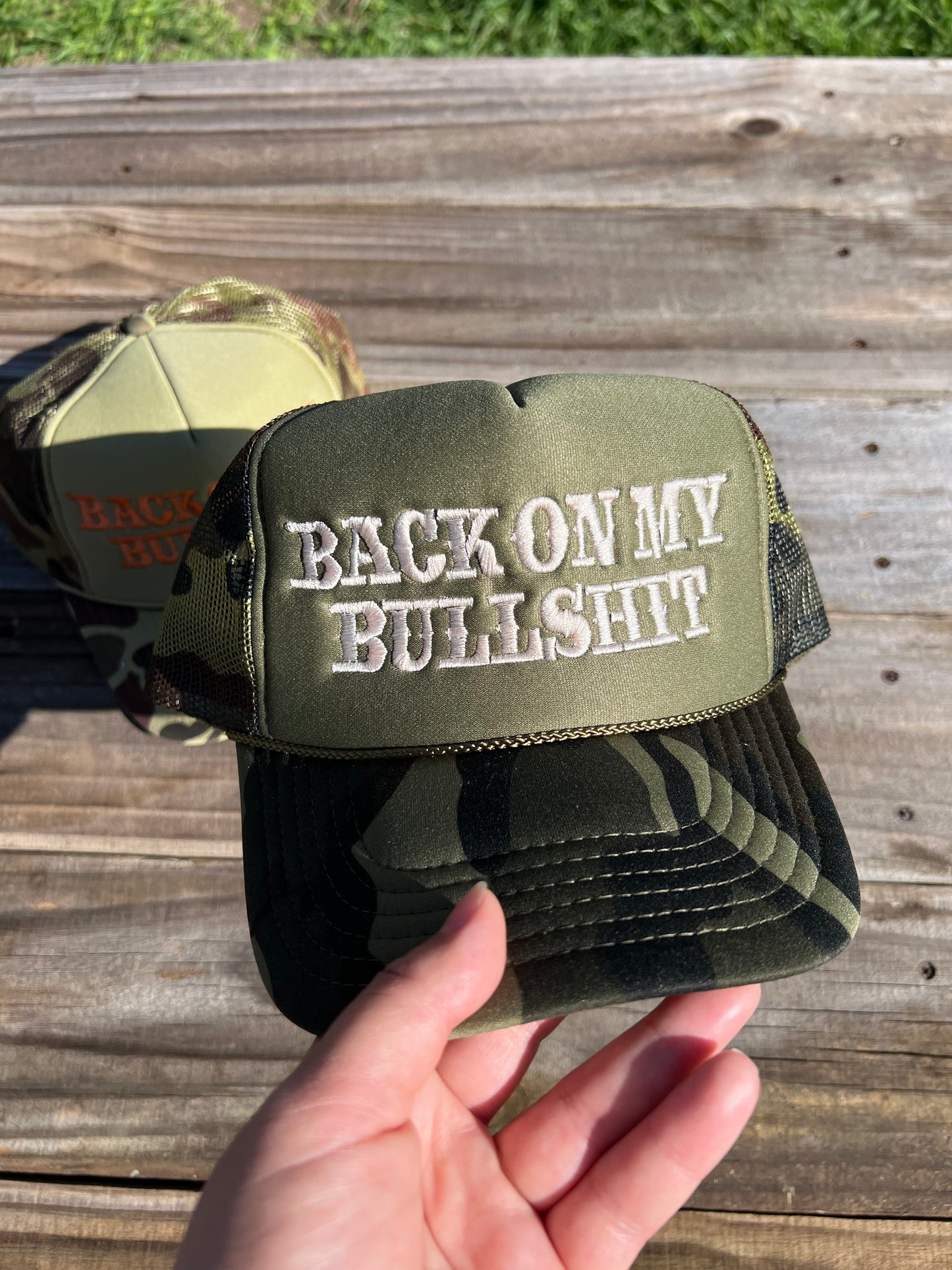 BACK ON MY BS Foam Trucker Hat