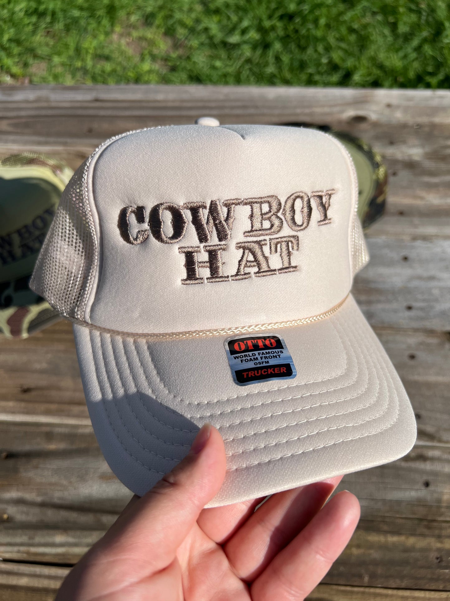 COWBOY HAT Foam Trucker Hat