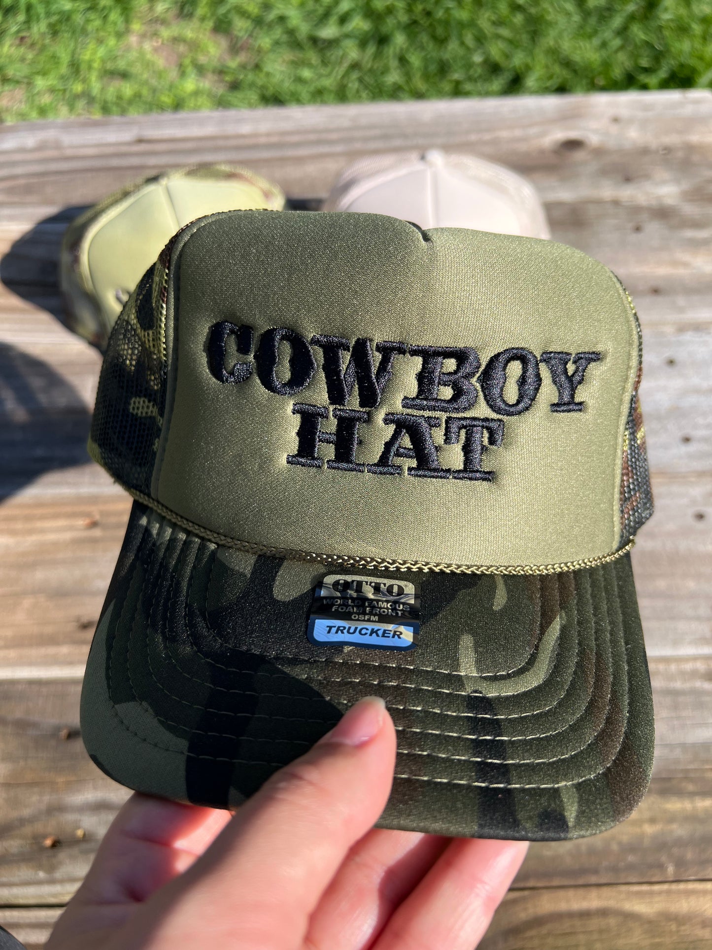 COWBOY HAT Foam Trucker Hat