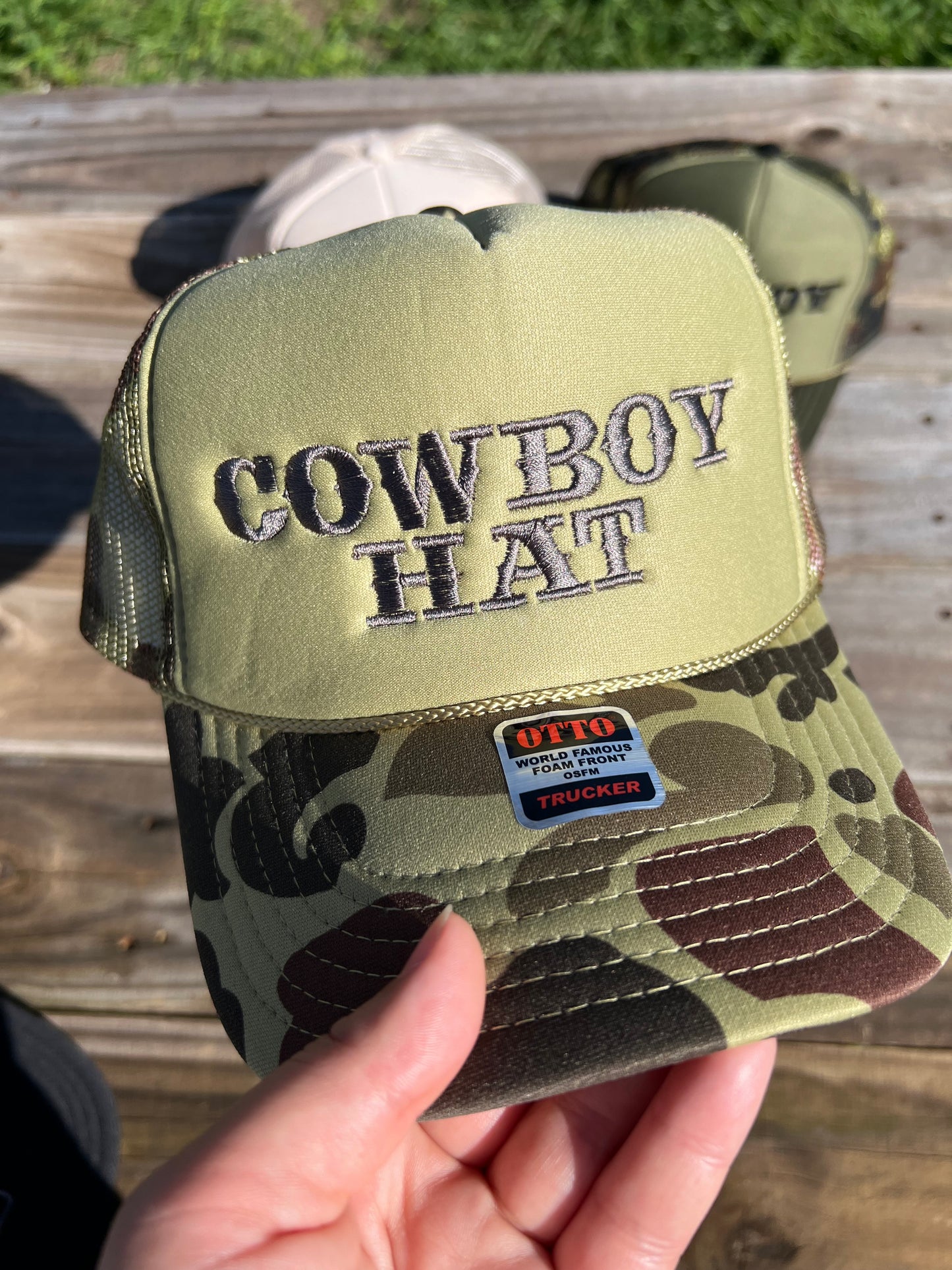 COWBOY HAT Foam Trucker Hat