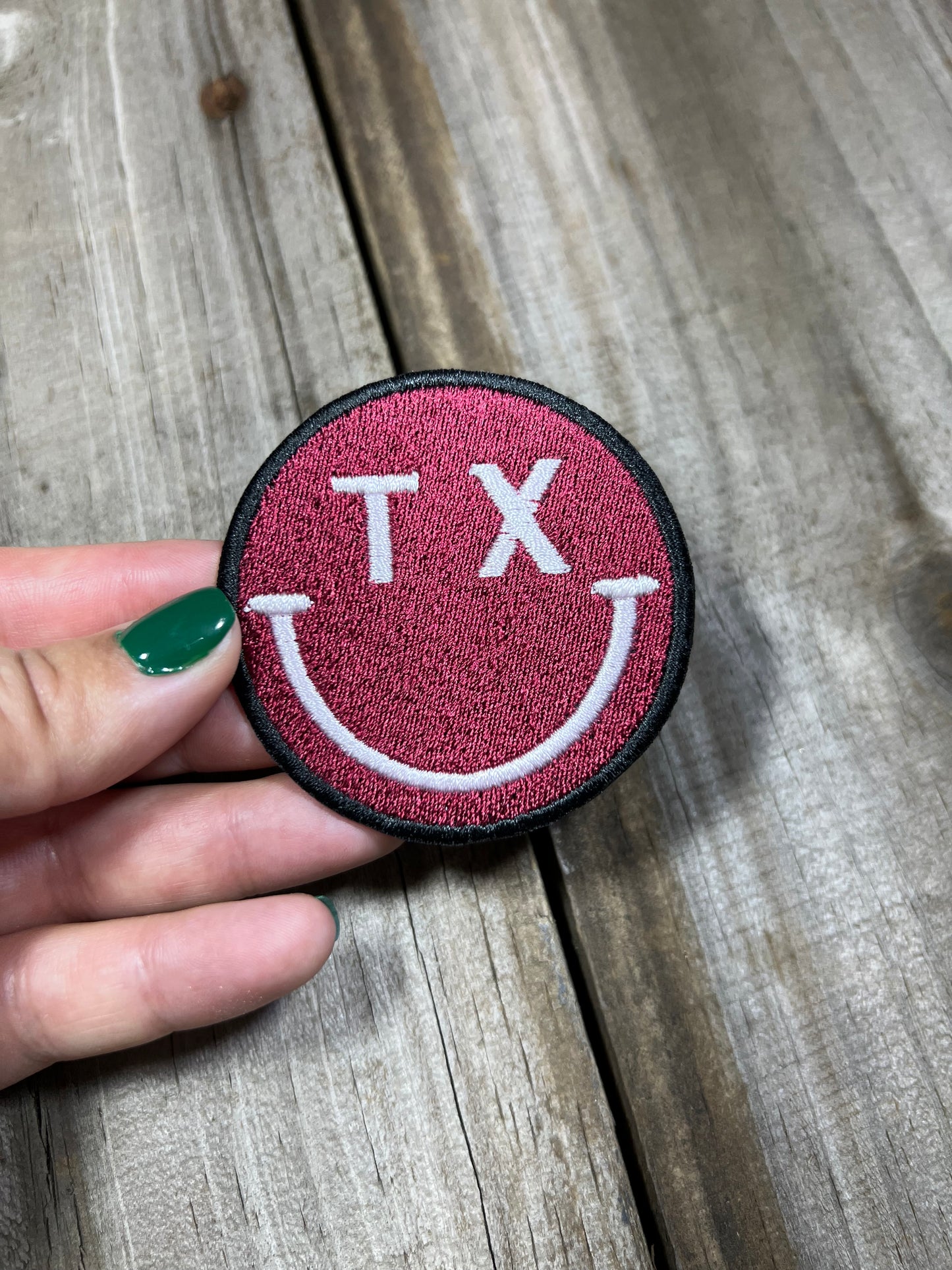 TX Smiley Patch