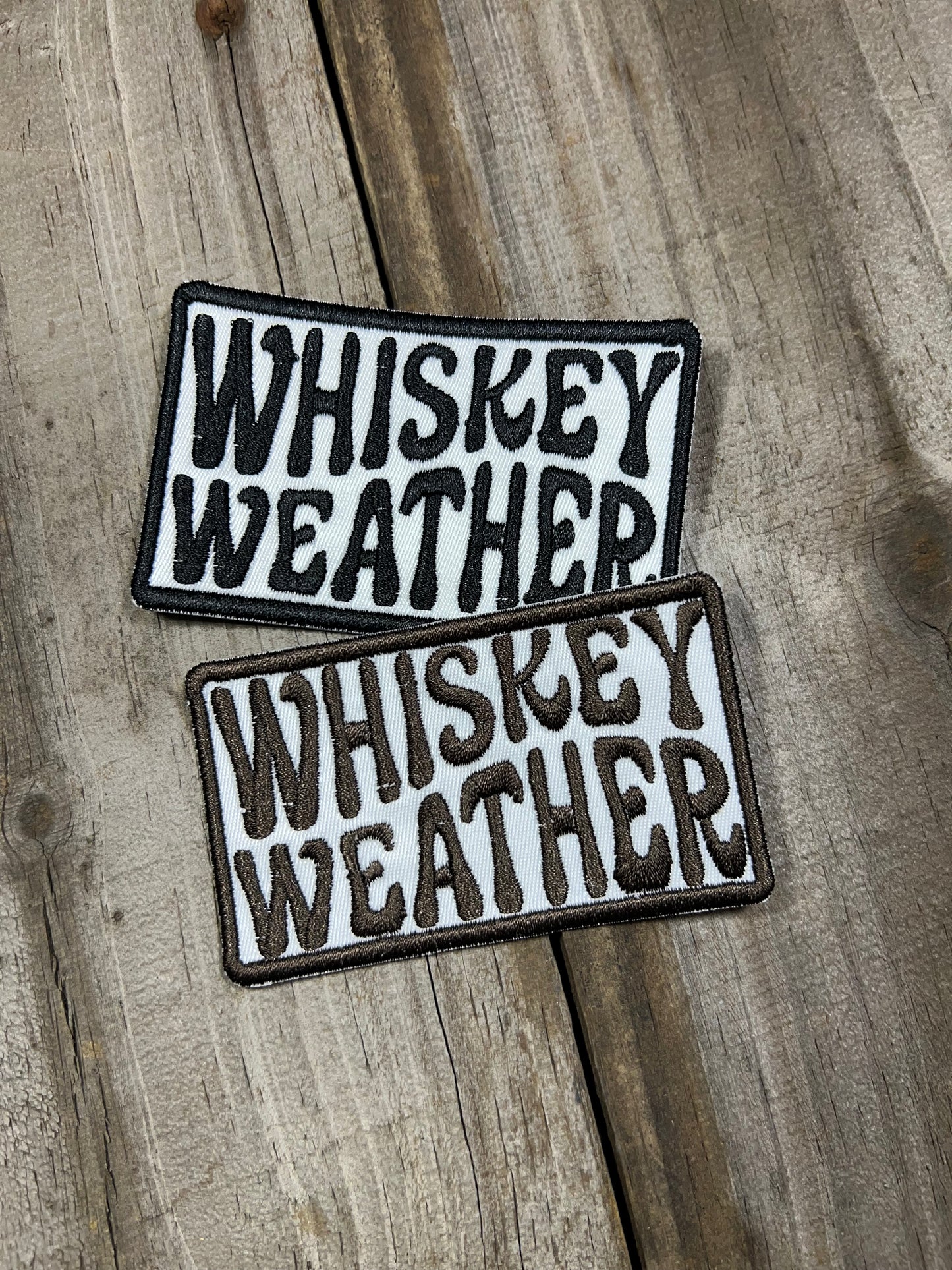 Whiskey Weather Patch